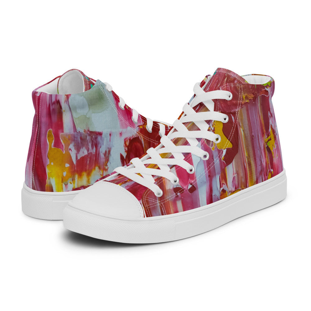 Gianneli Colours Handmade Women’s High Top Canvas Shoes-9