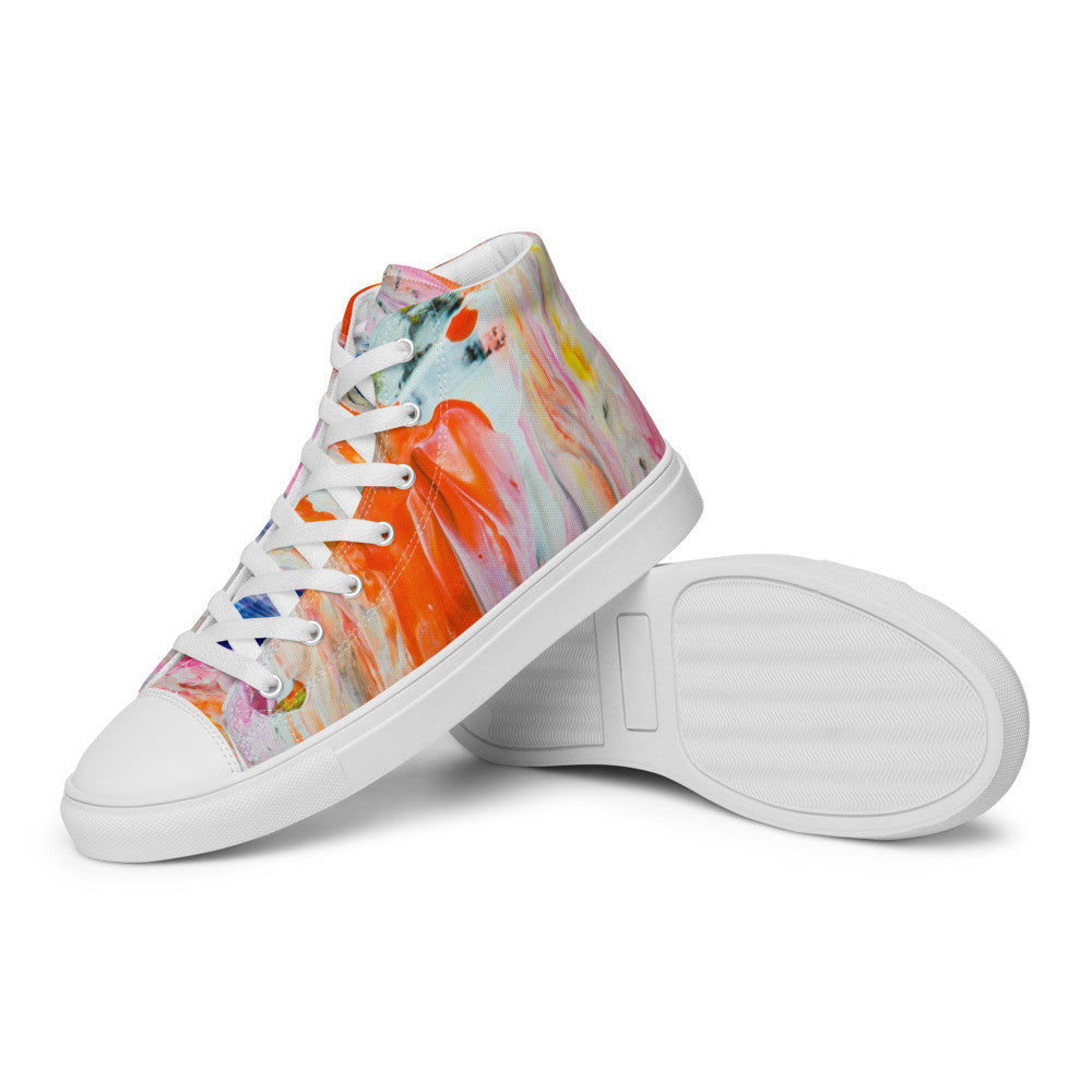 Gianneli Colours Handmade Women’s High Top Canvas Shoes-11