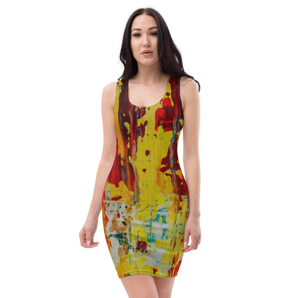 Gianneli Colours Fitted Dress-1