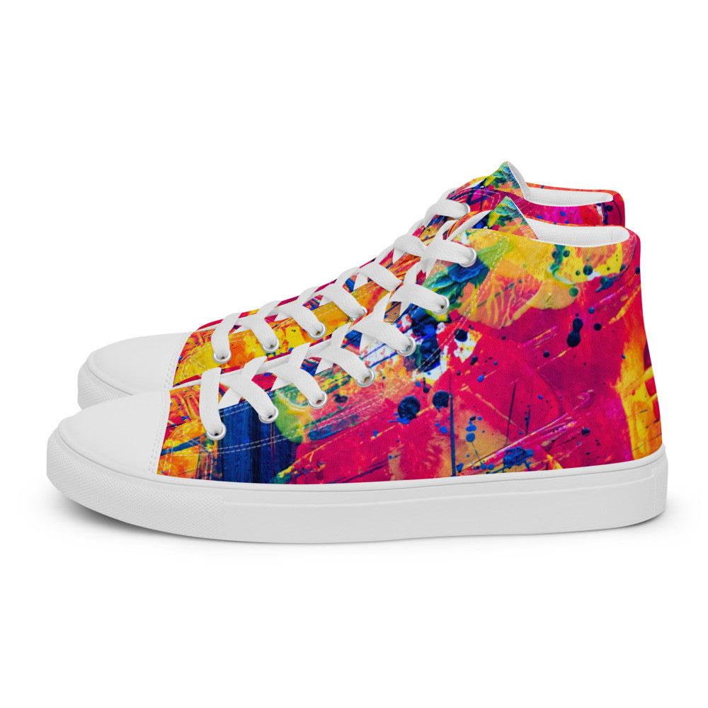 Gianneli Colours Handmade Women’s High Top Canvas Shoes-0