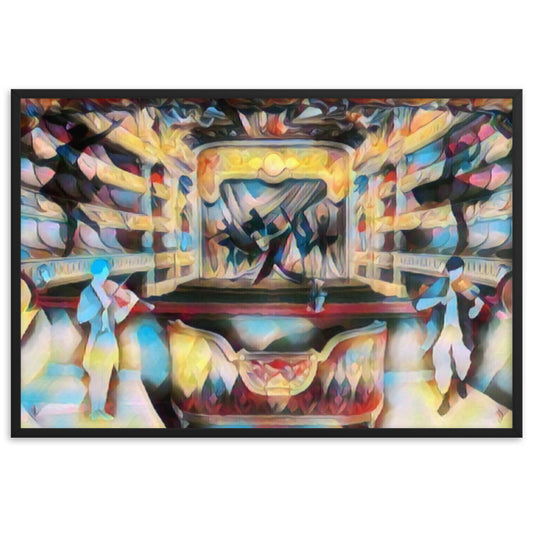 WHEN YOUR SENSES DANCE WITH MY MOMENTS JL.AK PREMIUM Framed Poster-0