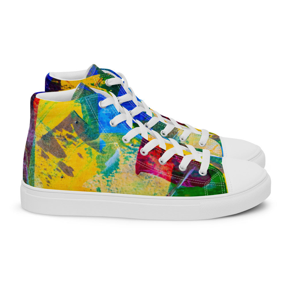 Gianneli Colours Handmade Women’s High Top Canvas Shoes-4