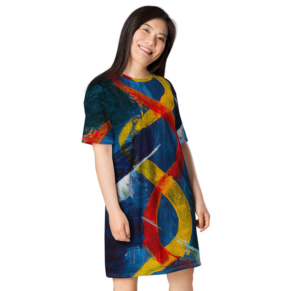 Gianneli Colours T-shirt Dress-5