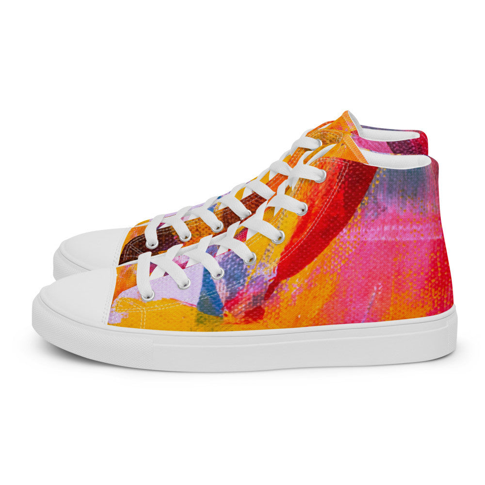 Gianneli Colours Handmade Women’s High Top Canvas Shoes-0