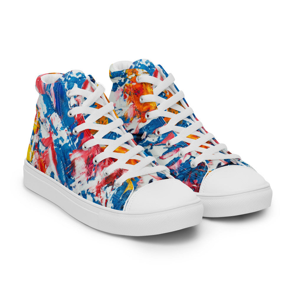 Gianneli Colours Handmade Women’s High Top Canvas Shoes-6