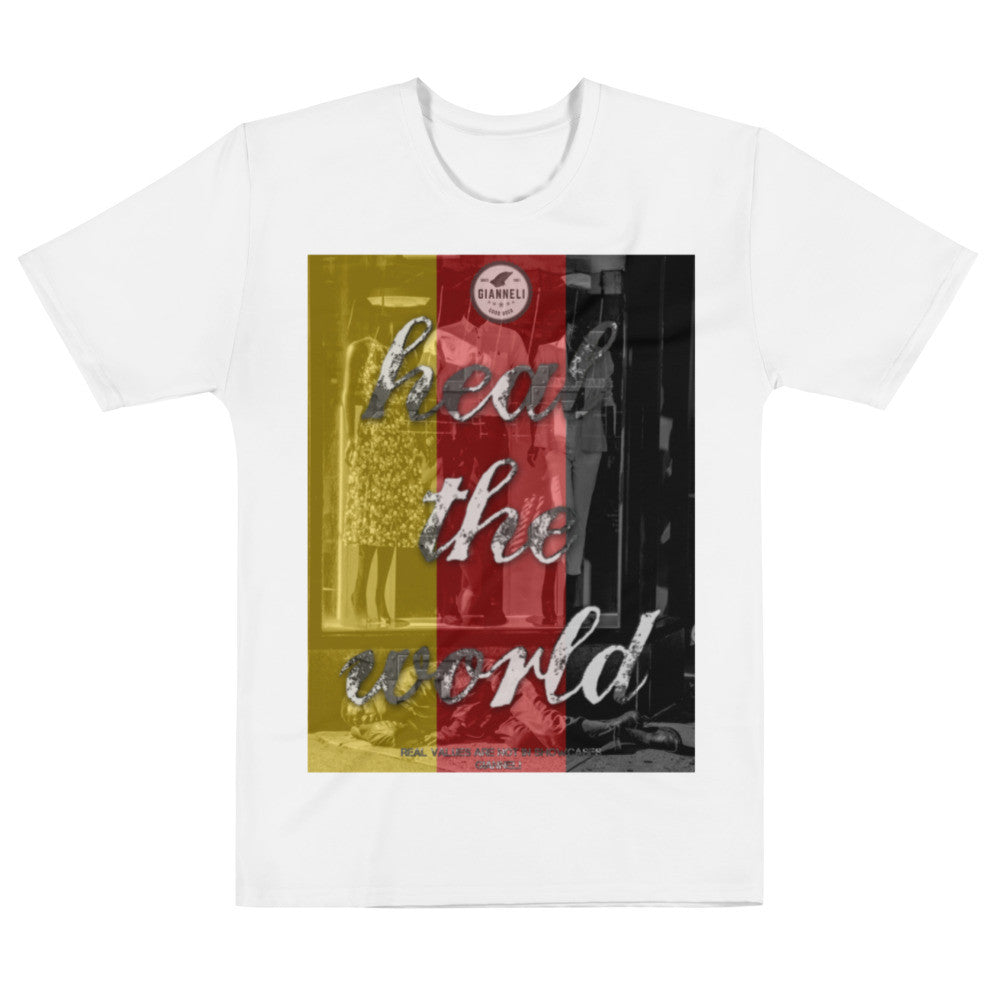 HEAL THE WORLD Men's T-shirt by Gianneli-0