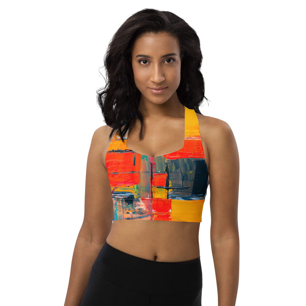 Gianneli Colours Longline Sports Bra-2