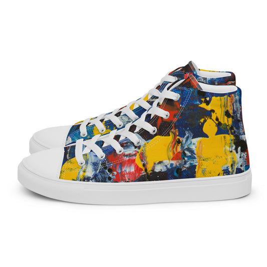 Gianneli Colours Handmade Women’s High Top Canvas Shoes-0