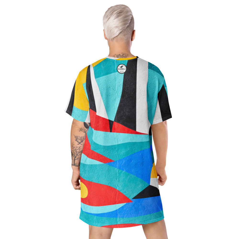 Gianneli Colours T-shirt dress-7