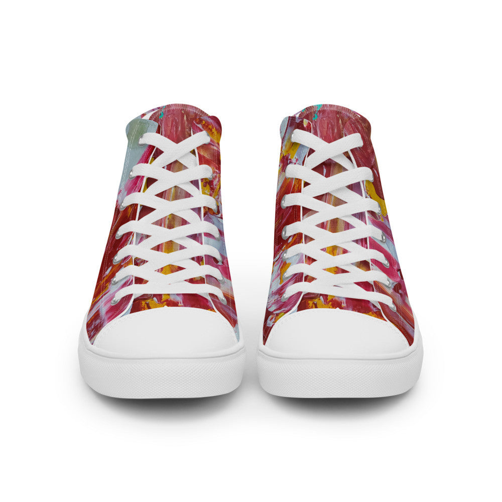 Gianneli Colours Handmade Women’s High Top Canvas Shoes-7