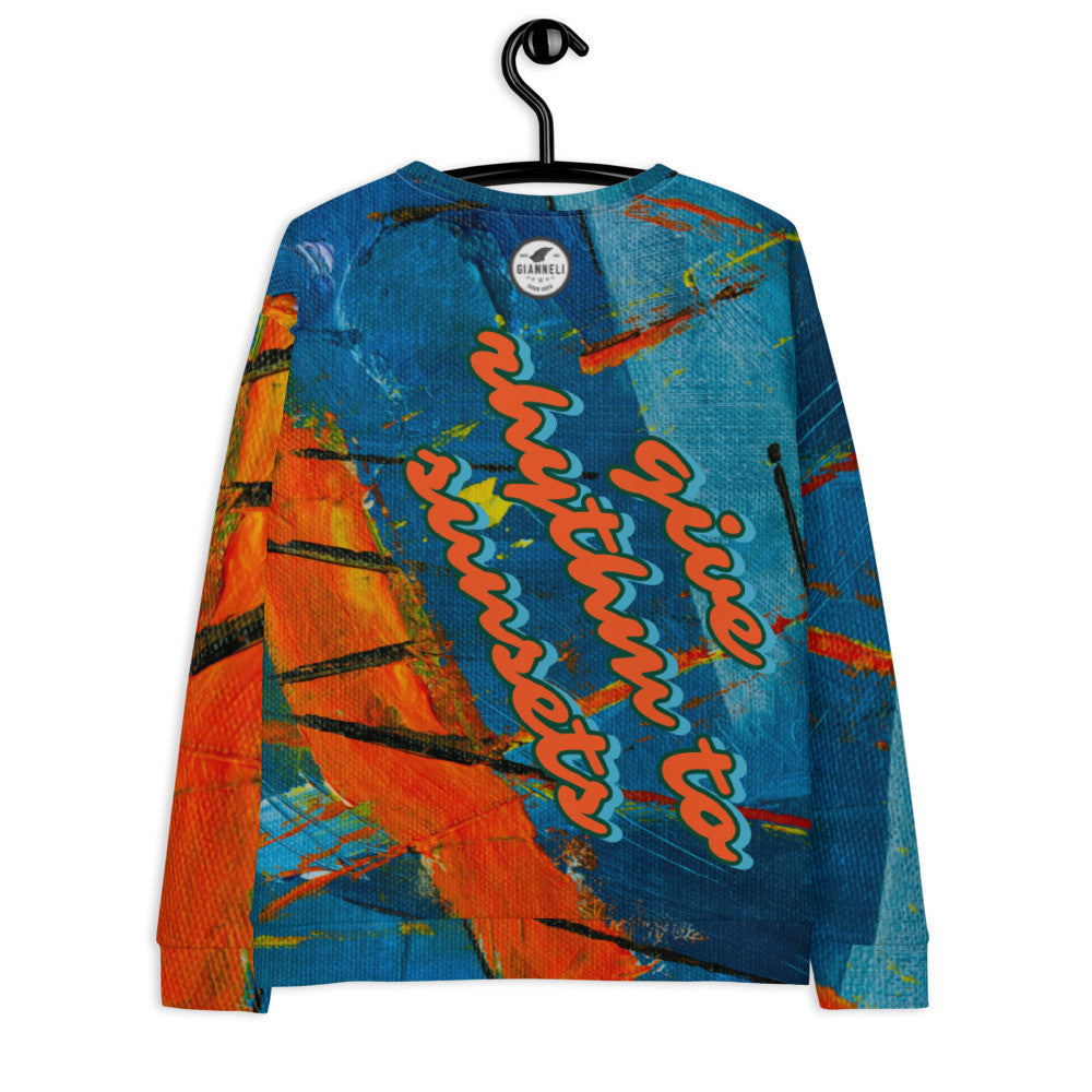 BLUES & SUNSETS Unisex Sweatshirt by Gianneli-1