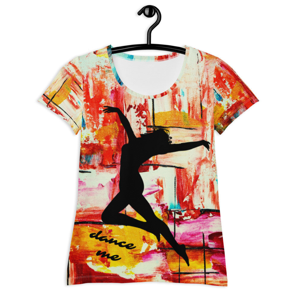 DANCE ME Women's Athletic T-shirt by Gianneli-0