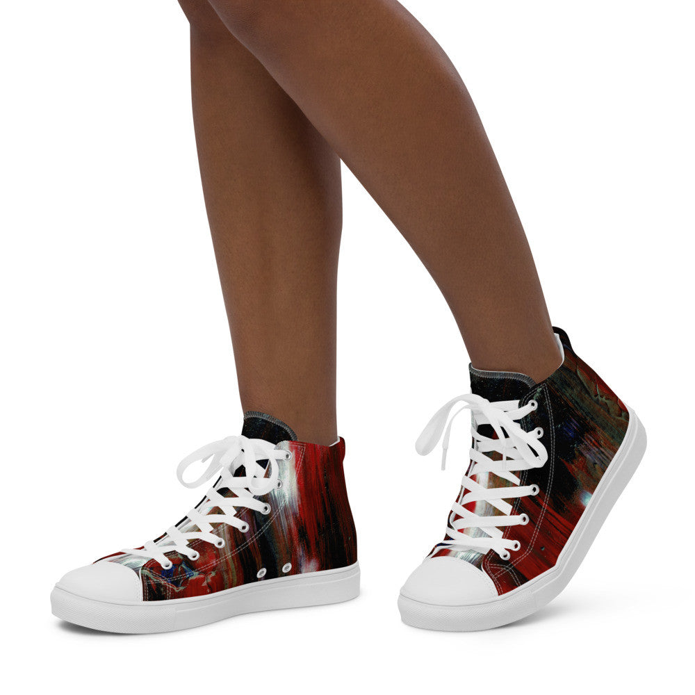 Gianneli Colours Handmade Women’s High Top Canvas Shoes-15