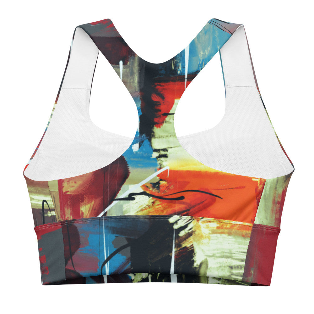 Gianneli Colours Longline Sports Bra-1