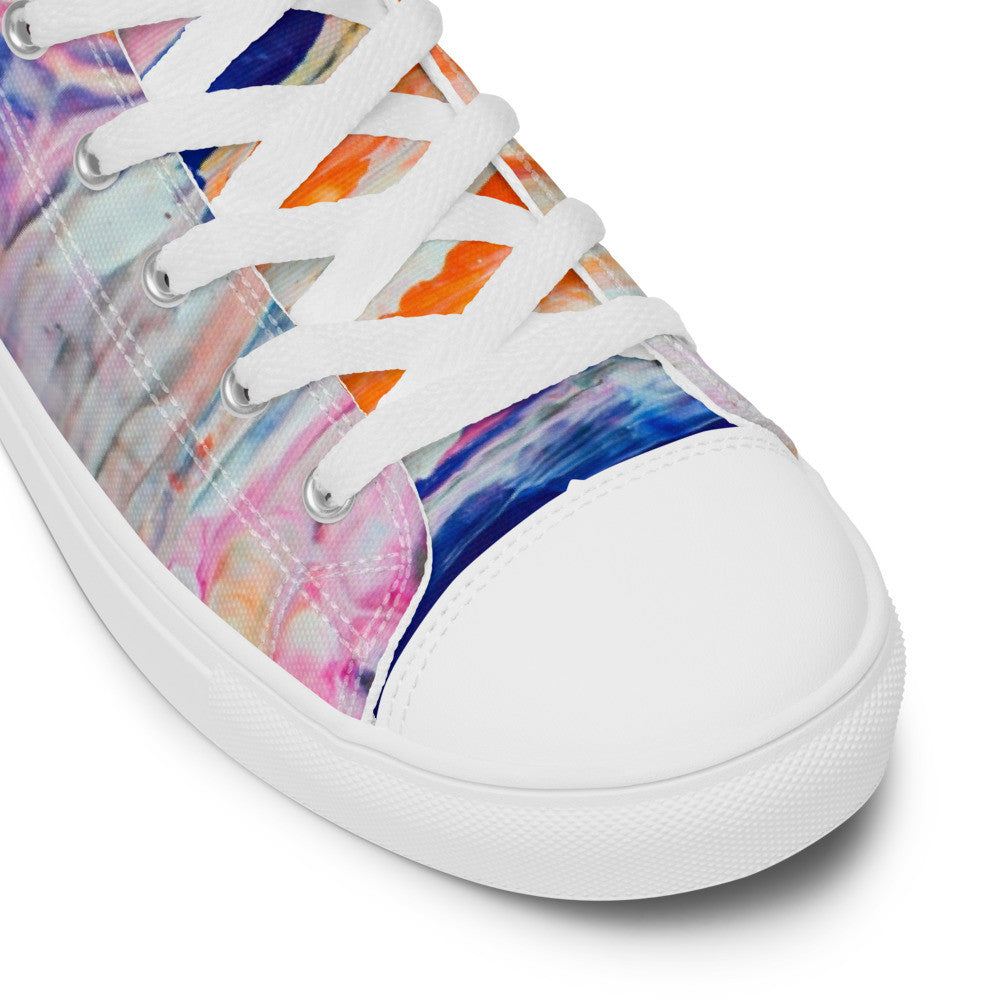 Gianneli Colours Handmade Women’s High Top Canvas Shoes-13