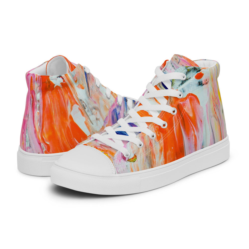 Gianneli Colours Handmade Women’s High Top Canvas Shoes-9