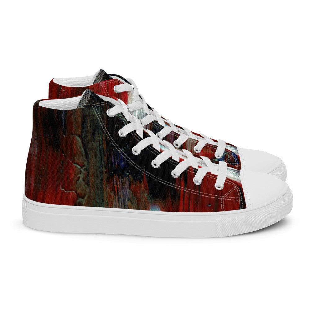 Gianneli Colours Handmade Women’s High Top Canvas Shoes-4