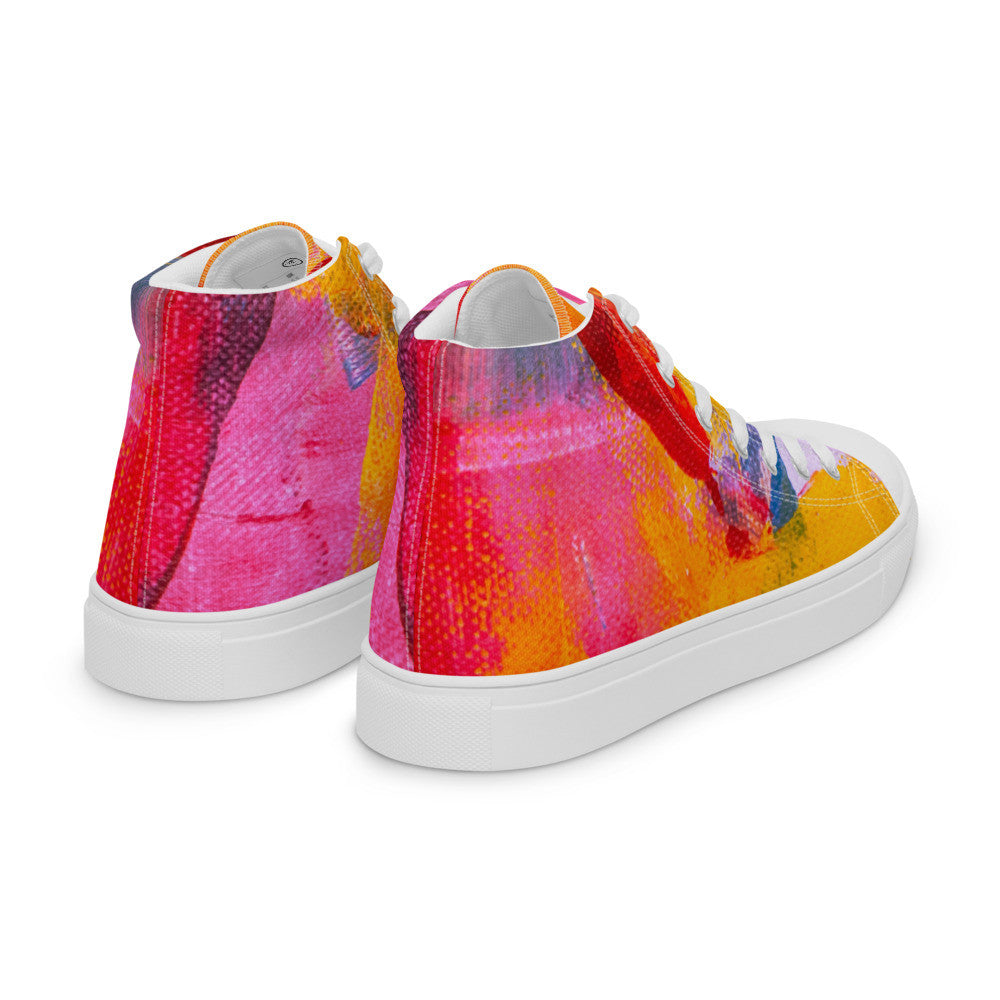 Gianneli Colours Handmade Women’s High Top Canvas Shoes-5