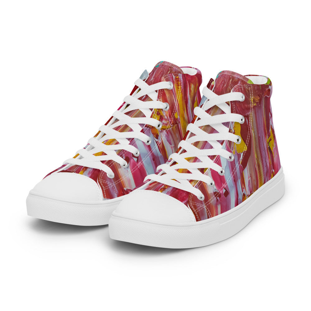 Gianneli Colours Handmade Women’s High Top Canvas Shoes-3