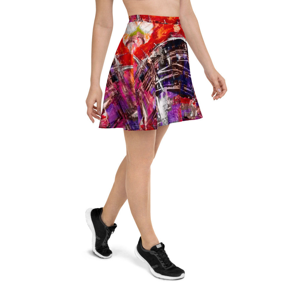 Gianneli Colours Skater Skirt-5