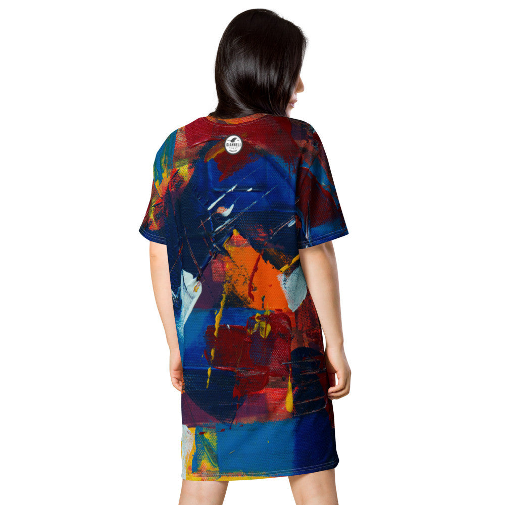 Gianneli Colours T-shirt dress-3