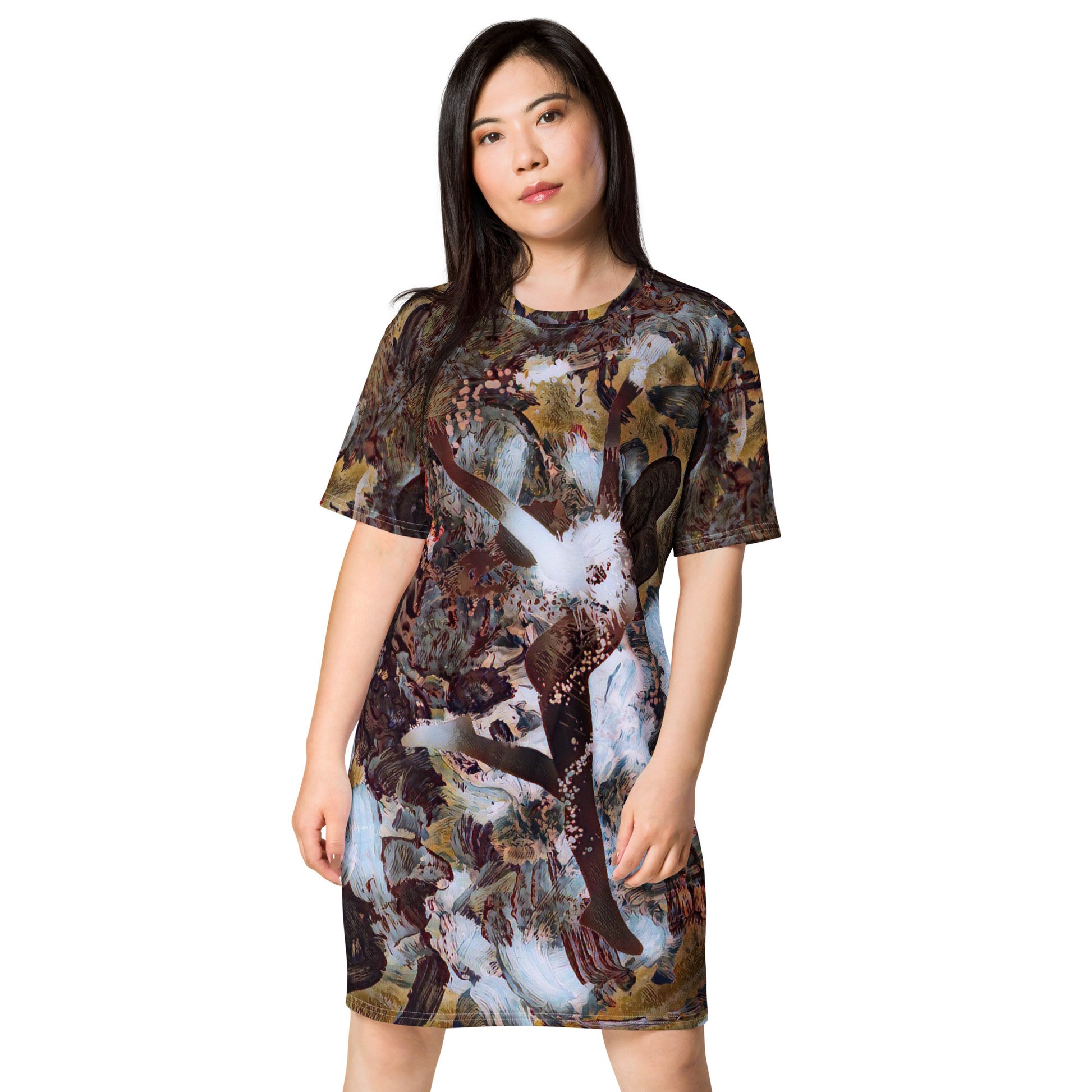 ANADYSIS ART T-shirt Dress by Gianneli-2