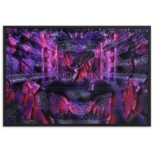 WHEN YOUR SENSES DANCE WITH MY MOMENTS JL.AK Velvet Edition Framed Poster-0