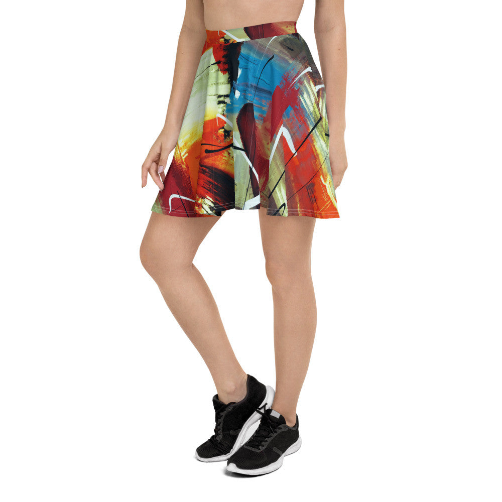 Gianneli Colours Skater Skirt-4