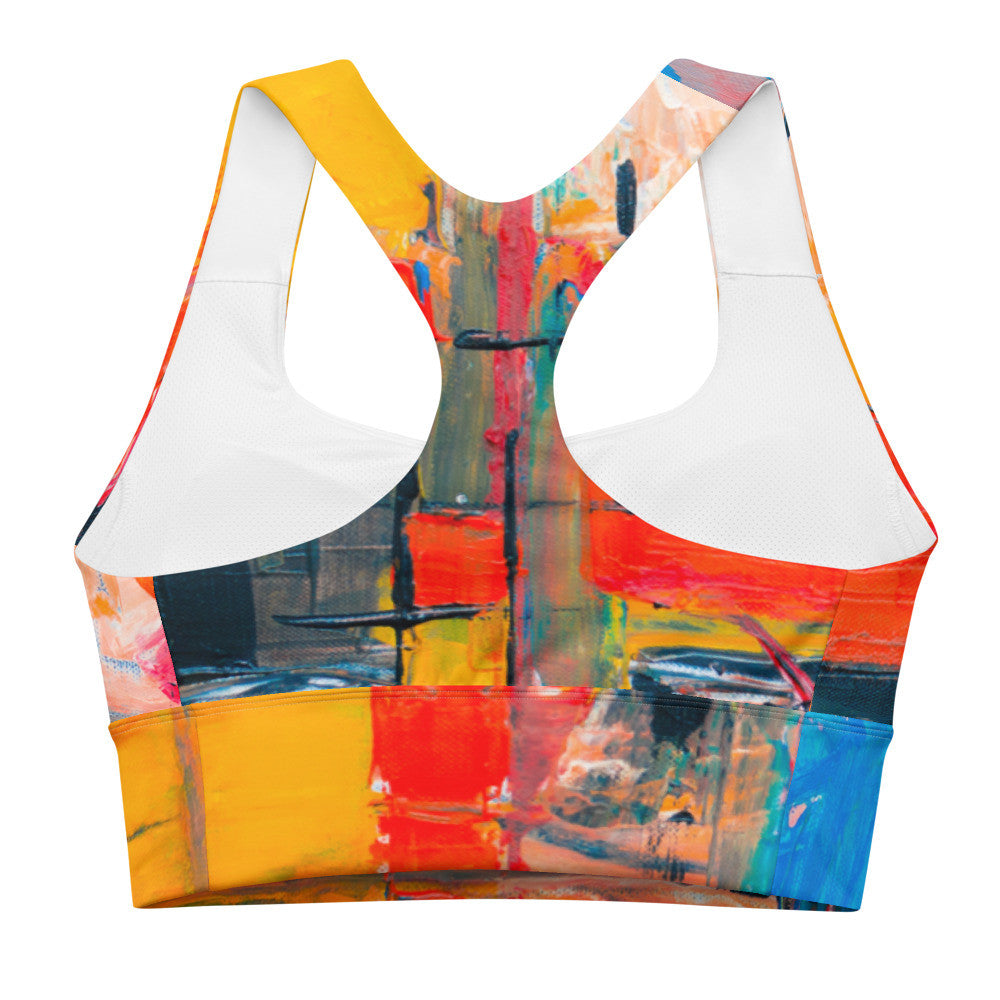 Gianneli Colours Longline Sports Bra-1