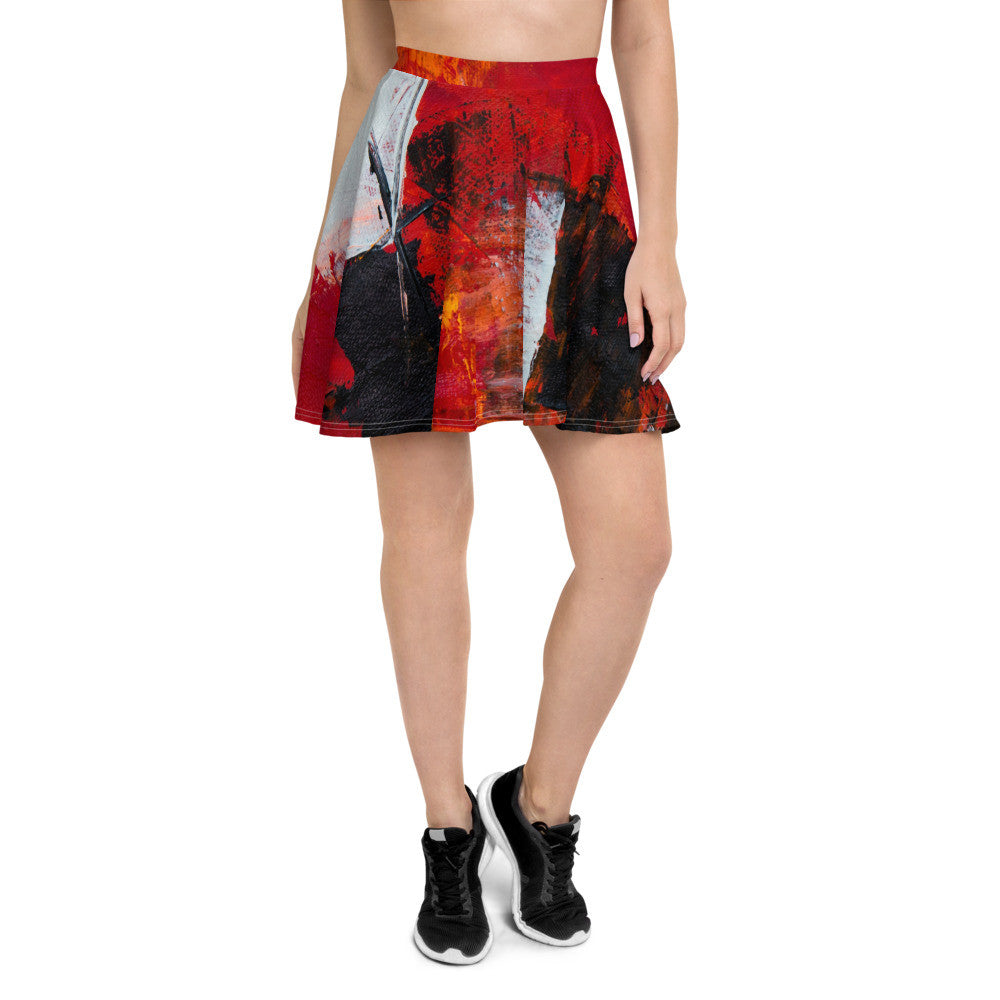 Gianneli Colours Skater Skirt-2