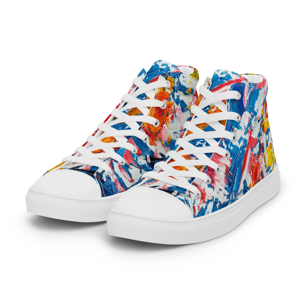 Gianneli Colours Handmade Women’s High Top Canvas Shoes-3