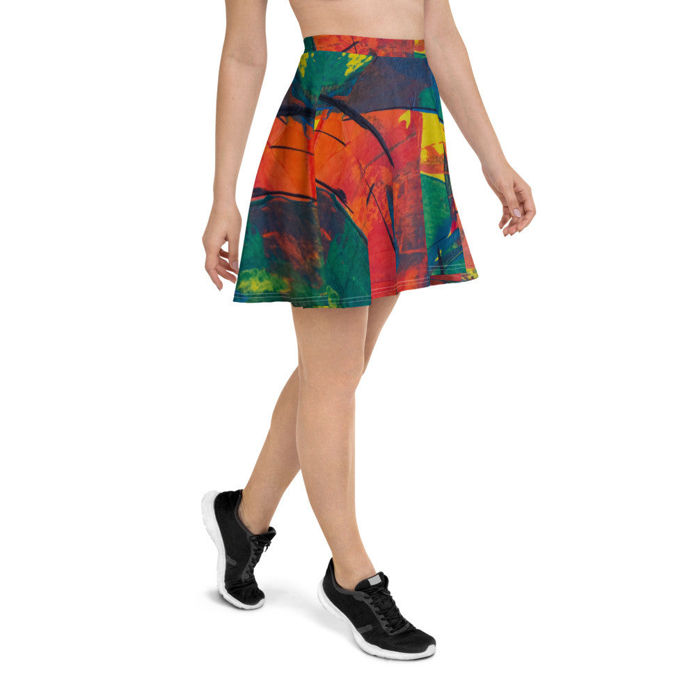 Gianneli Colours Skater Skirt-5