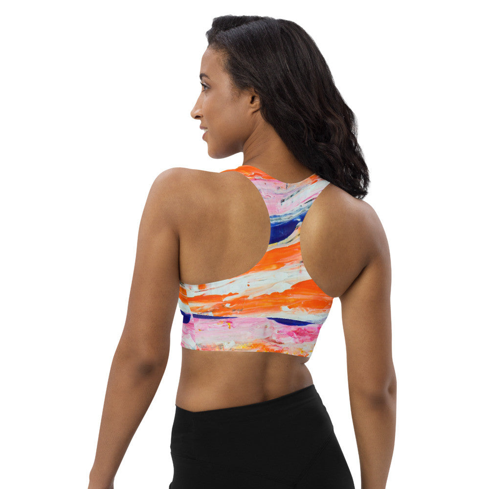 Gianneli Colours Longline Sports Bra-5