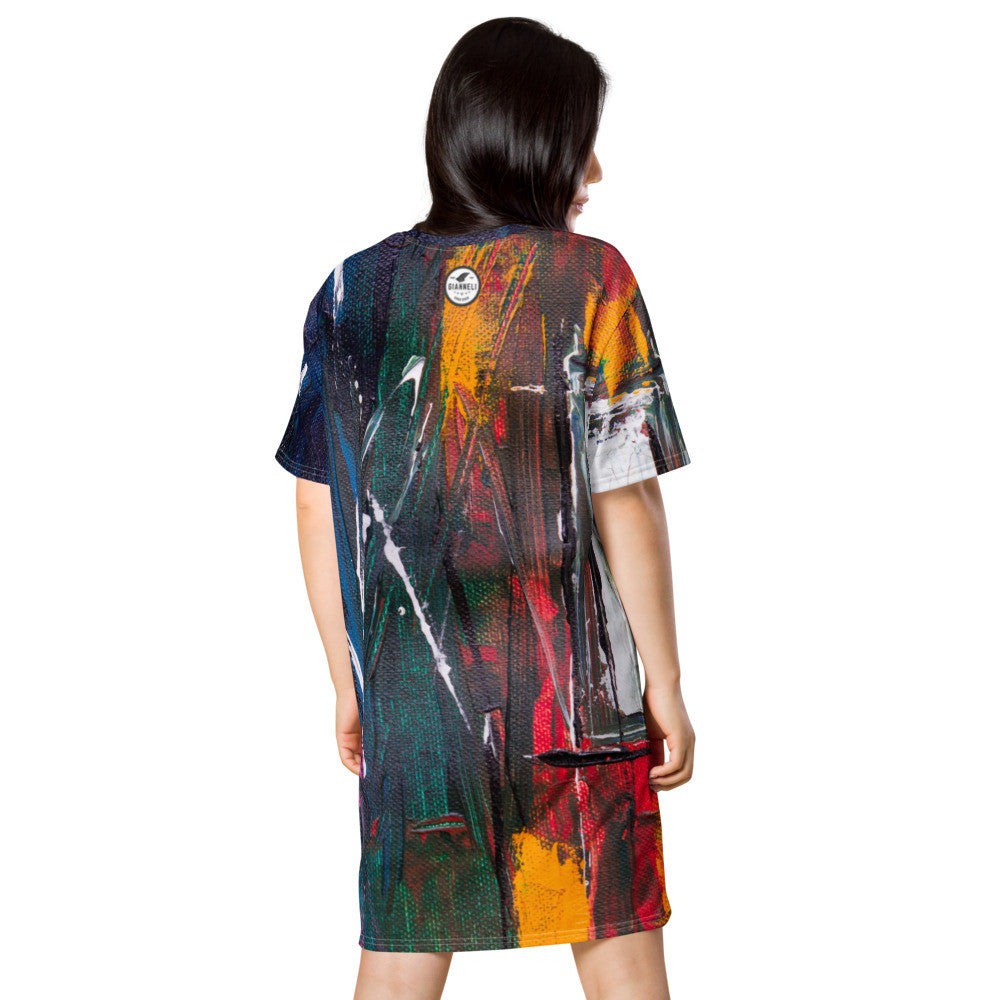 Gianneli Colours T-shirt Dress-4