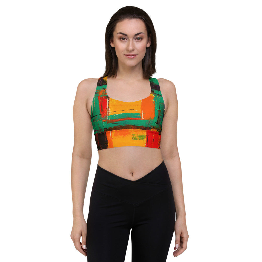 Gianneli Colours Longline Sports Bra-2