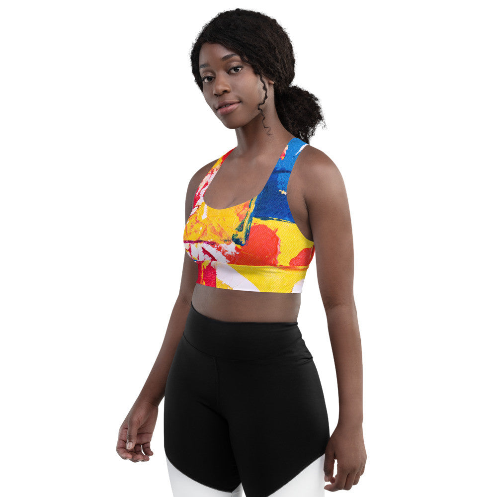 Gianneli Colours Longline Sports Bra-4