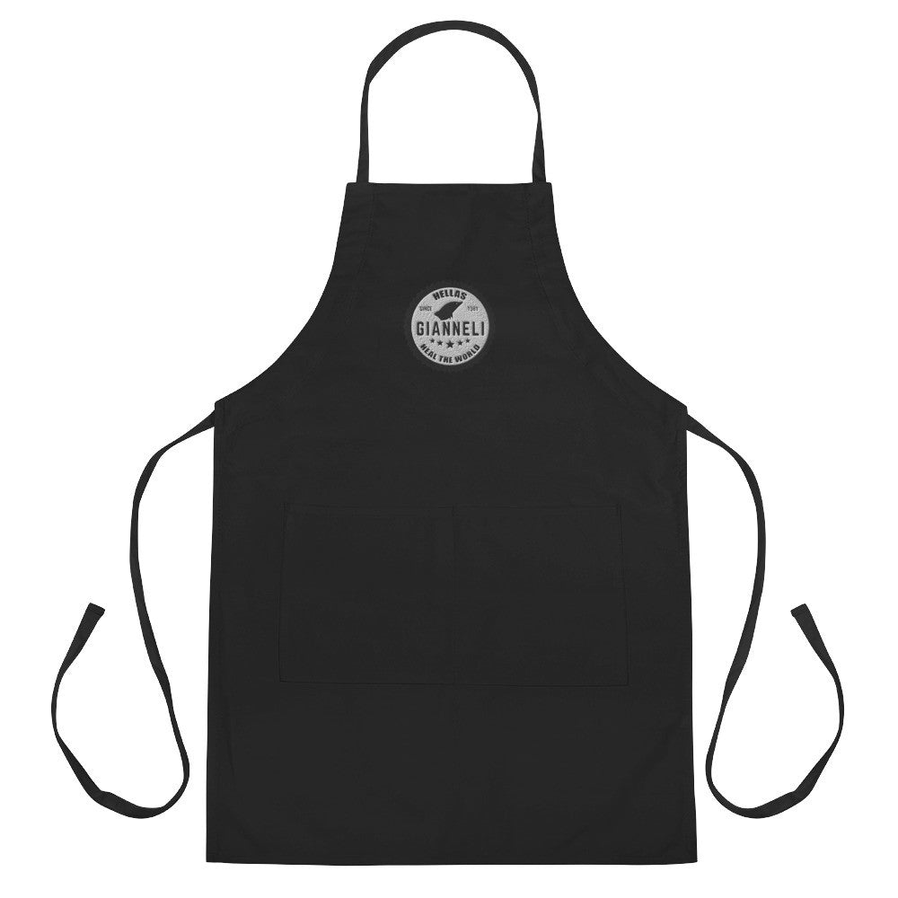 HEAL THE WORLD Embroidered Apron by Gianneli-0