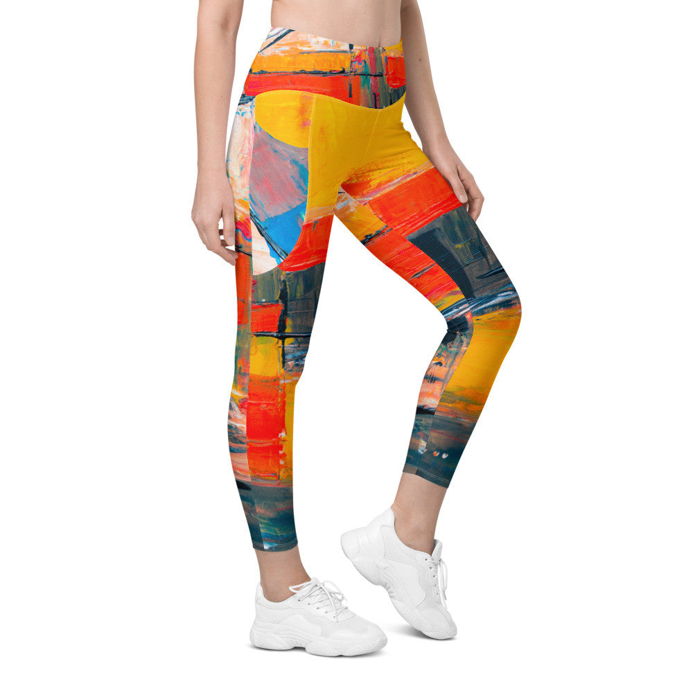 Gianneli Colours Leggings with Pockets-2