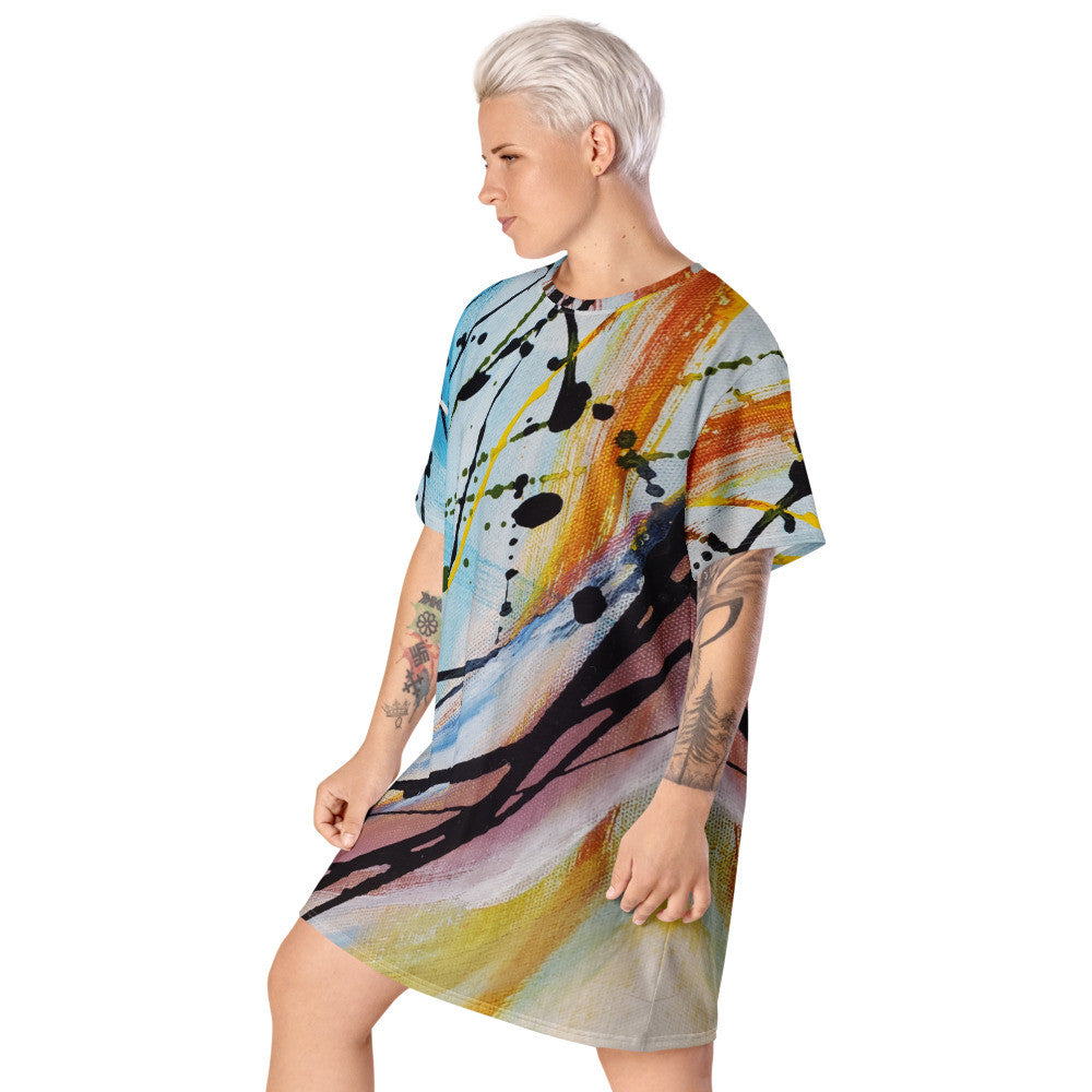 Gianneli Colours T-shirt dress-5