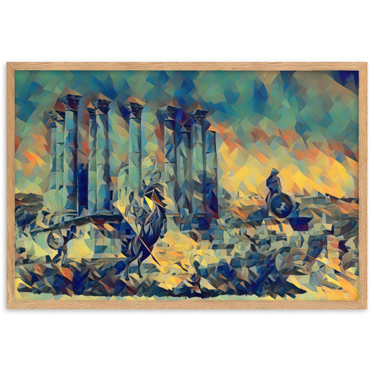 WHEN ALEXANDER THE GREAT ENTERED EPHESUS V2 Superior Framed Poster-0