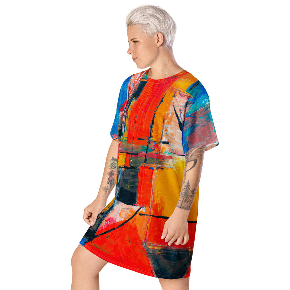 Gianneli Colours T-shirt Dress-7