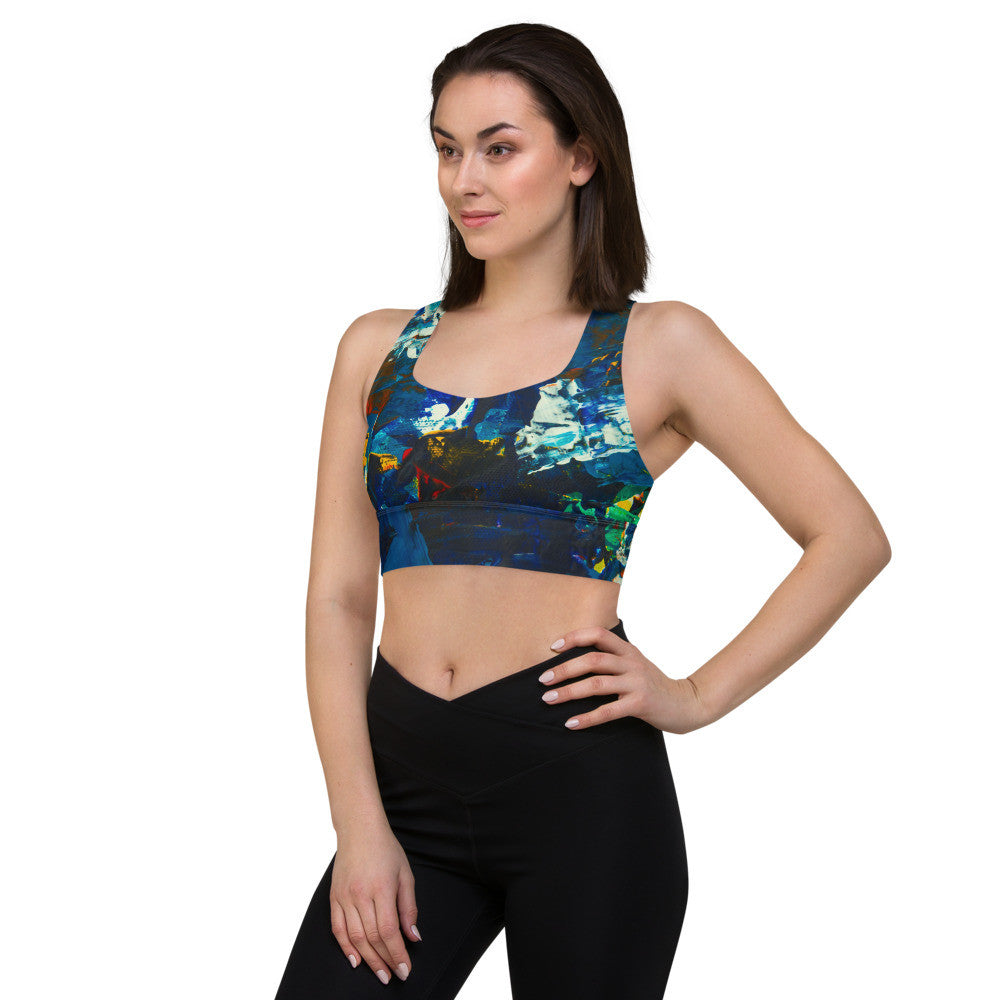 Gianneli Colours Longline Sports Bra-4