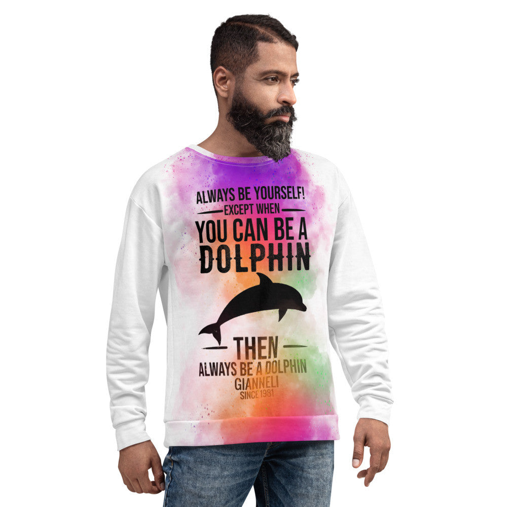 Dolphin Unisex Sweatshirt by Gianneli-4