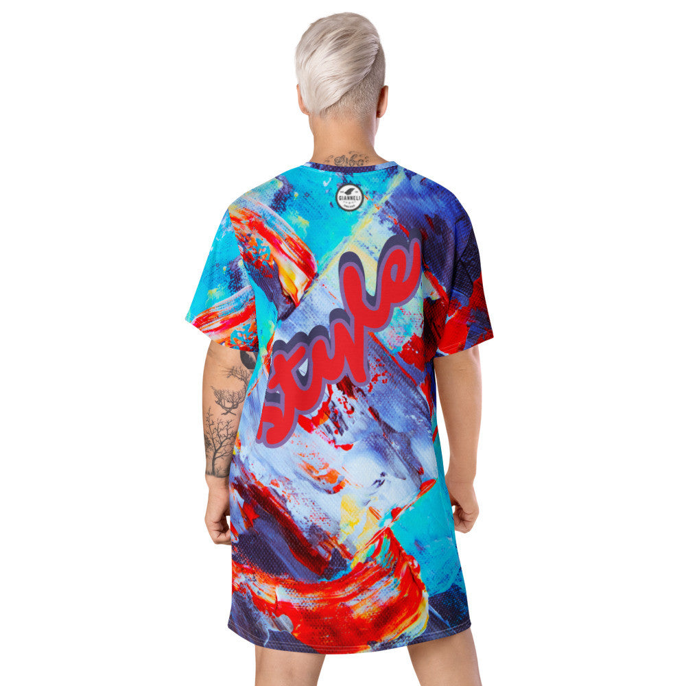 ART & STYLE T-shirt Dress by Gianneli-2