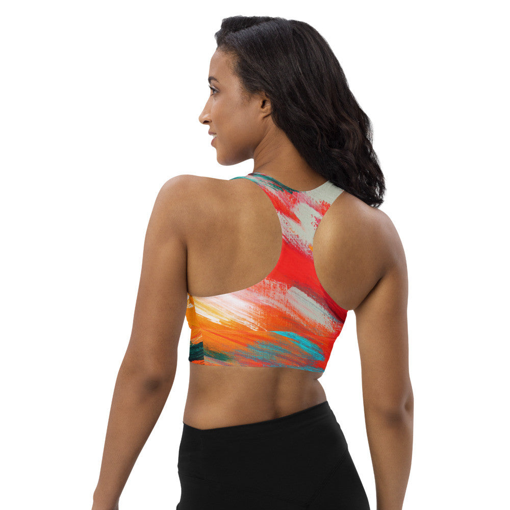 Gianneli Colours Longline Sports Bra-6