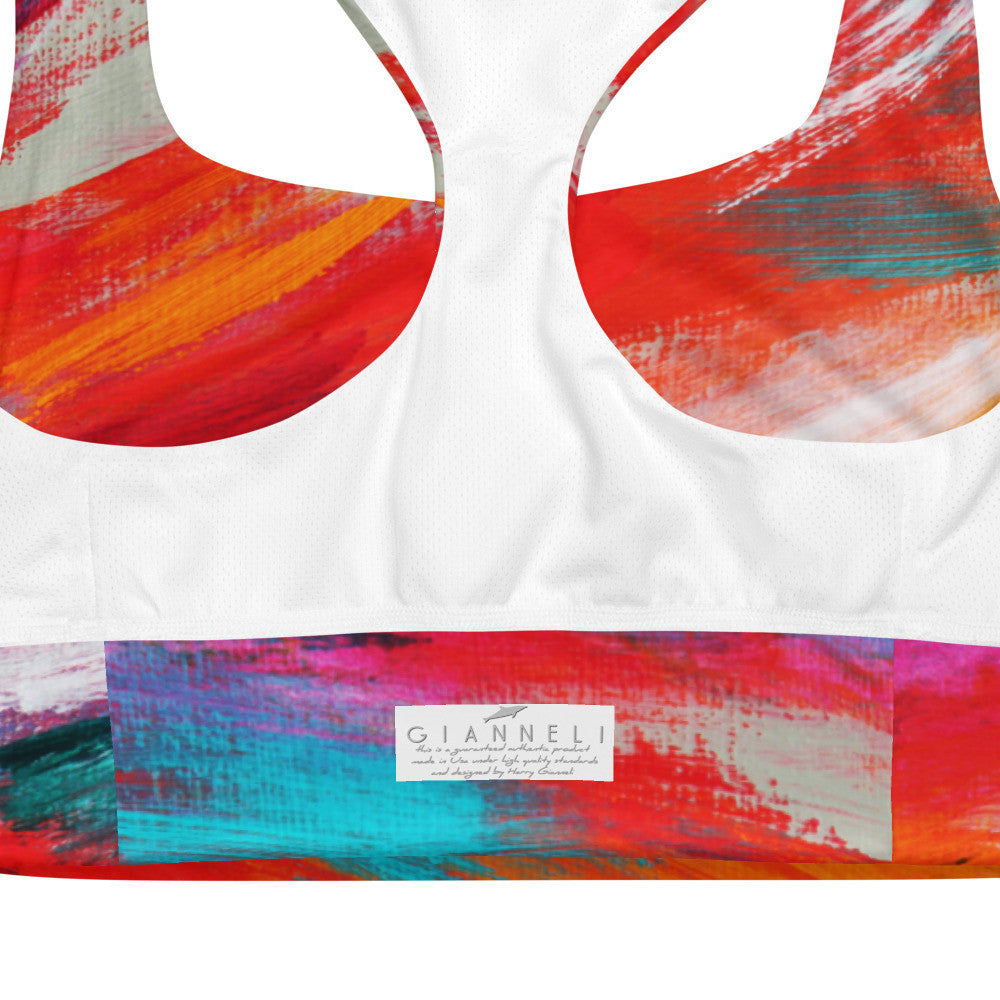 Gianneli Colours Longline Sports Bra-2