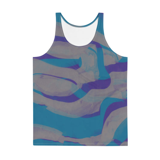 Amorgos Unisex Tank Top by Gianneli-0