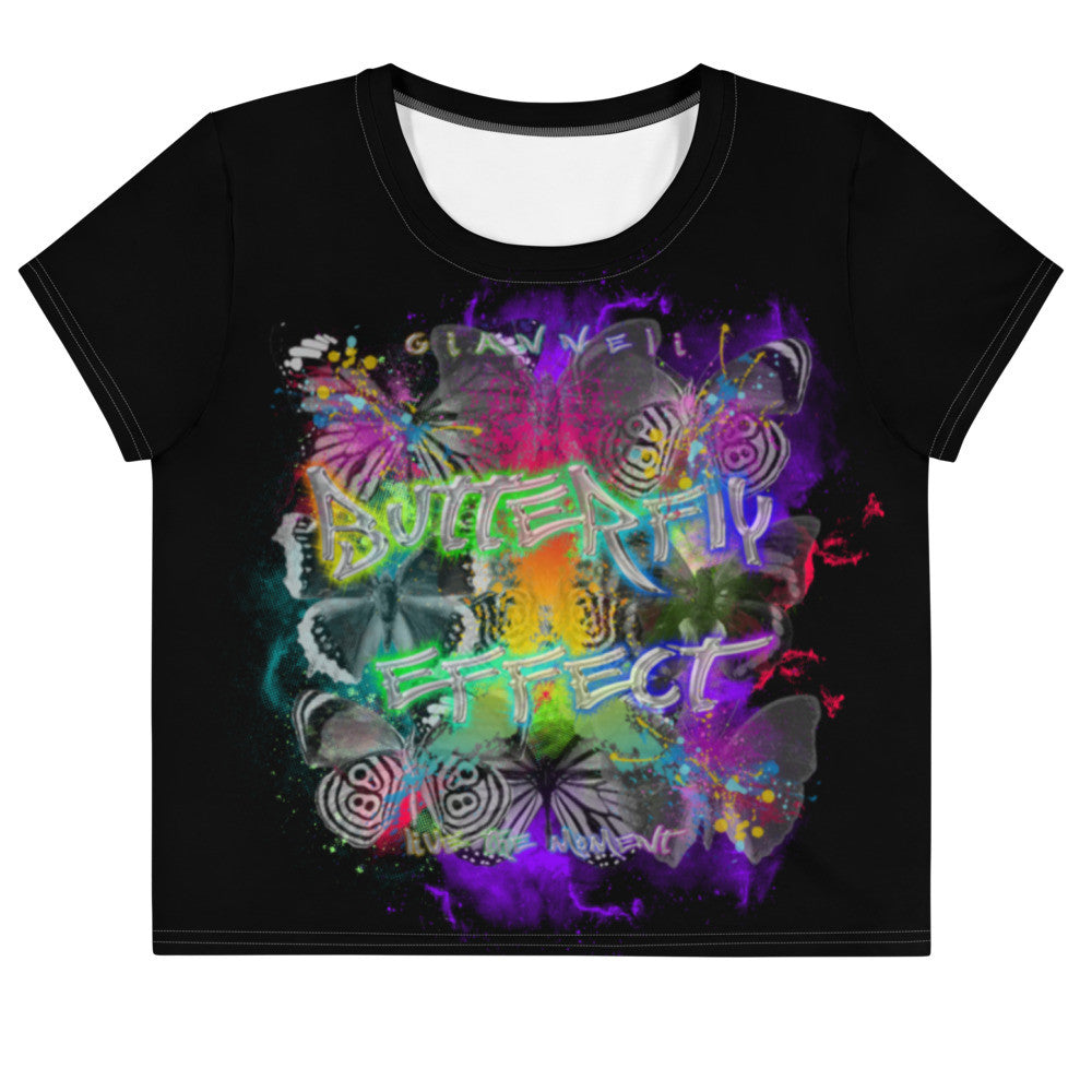 Butterfly Effect Crop Tee by Gianneli-0