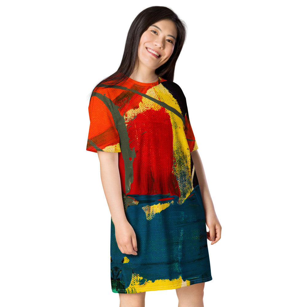 Gianneli Colours T-shirt Dress-5