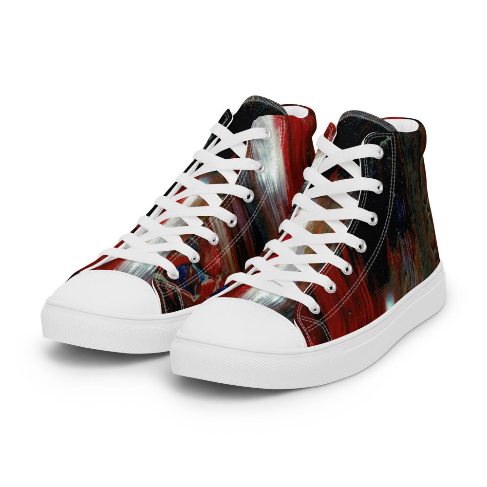 Gianneli Colours Handmade Women’s High Top Canvas Shoes-3